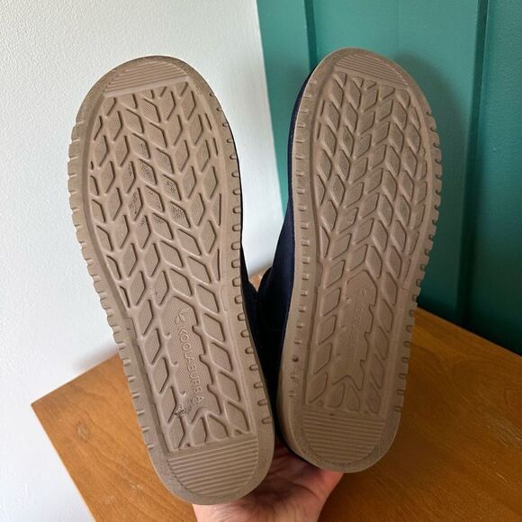 Koolaburra UGG Women’s Remley Navy Suede Mini Faux Shearling Lined Mini Boot - Picture 6 of 9